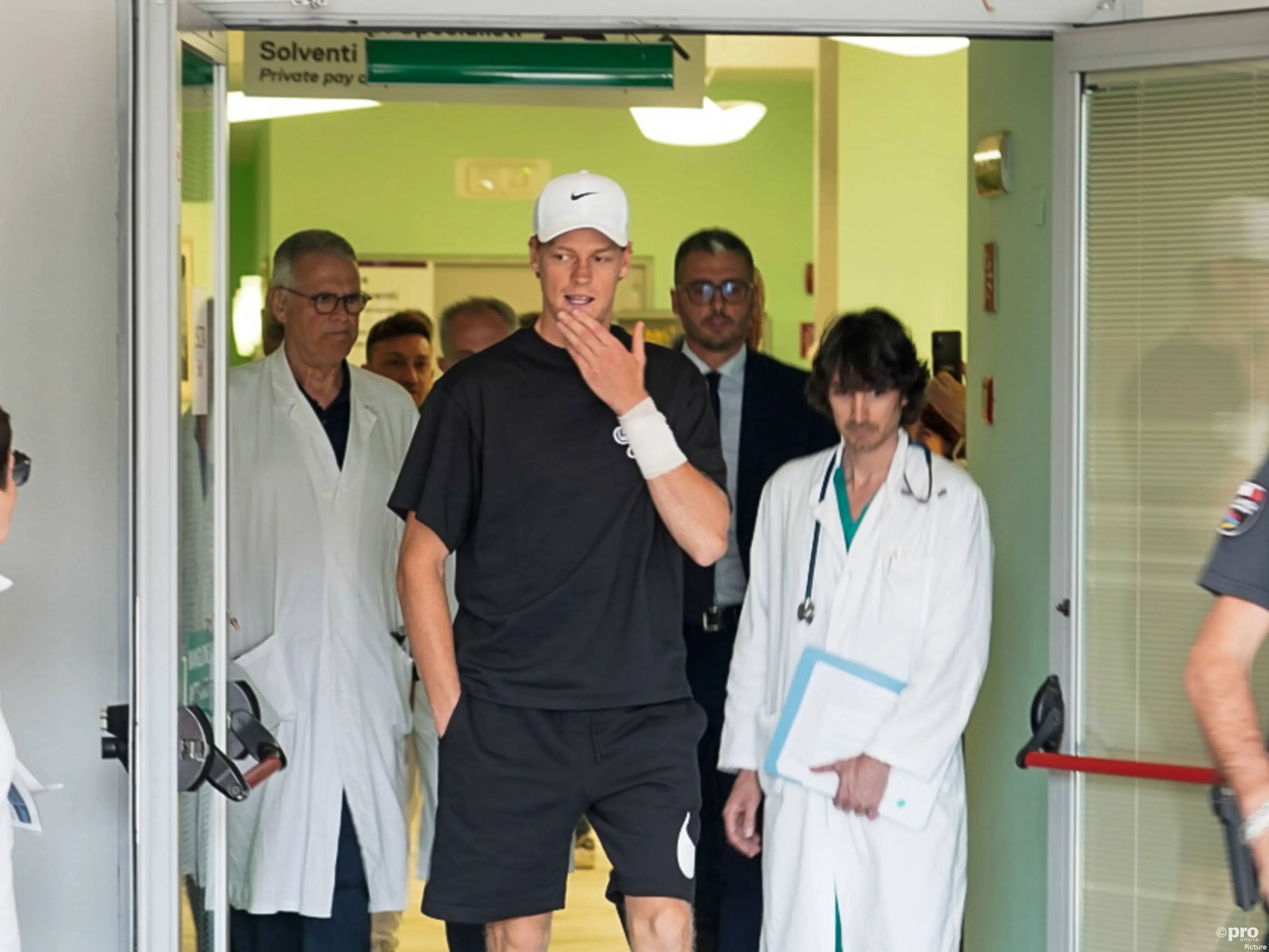 Jannik Sinner back in Italian hospital receiving medical checks after